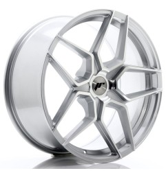 JR Wheels JR34 20x9 ET20-40 5H BLANK Silver Machined Face