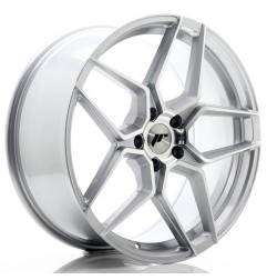 JR Wheels JR34 20x9 ET40 5x112 Silver Machined Face