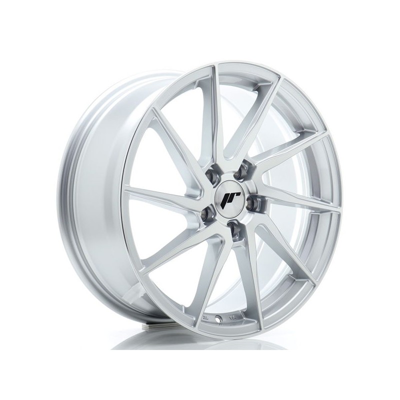 JR Wheels JR36 18x8 ET45 5x112 Silver Machined Face