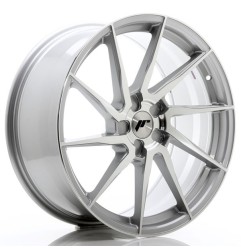 JR Wheels JR36 20x9 ET15-38 5H BLANK Silver Brushed Face