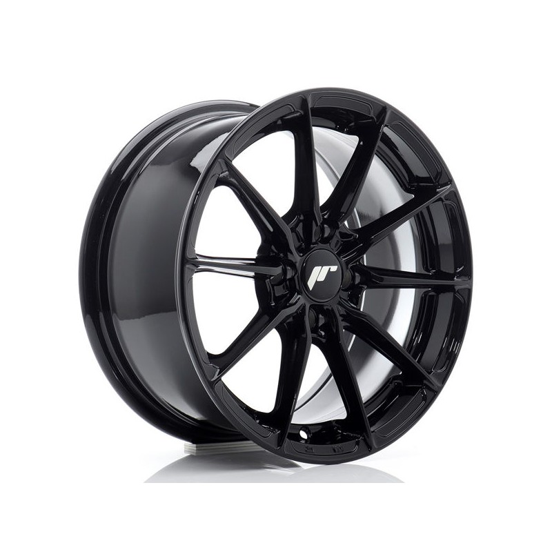 JR Wheels JR37 15x7 ET38 4x100 Glossy Black