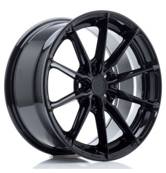 JR Wheels JR37 17x8 ET40 5x112 Glossy Black