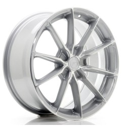 JR Wheels JR37 18x8 ET20-45 5H BLANK Silver Machined Face