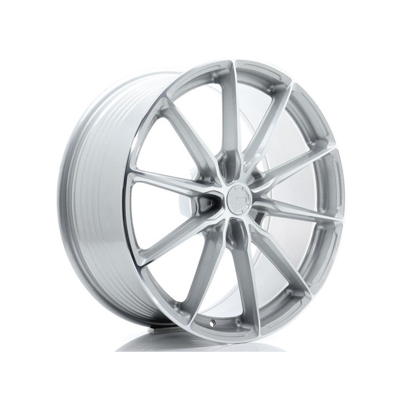 JR Wheels JR37 21x9 ET10-52 5H BLANK Silver Machined JR Wheels JR37 21x9 ET10-52 5H BLANK Silver Machined