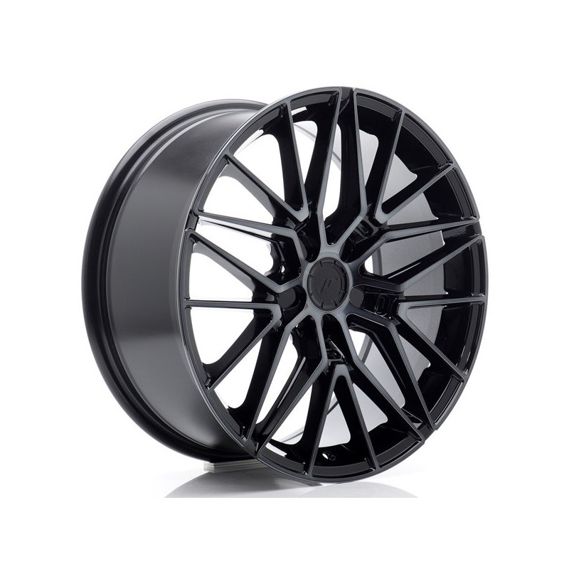 JR Wheels JR38 18x8 ET20-45 5H BLANK Black Machined w/Tinted Face