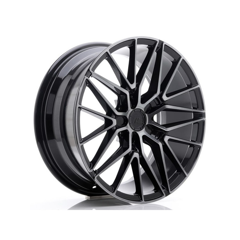 JR Wheels JR38 18x8 ET42 5x112 Black Brushed w/Tinted Face