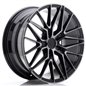 JR Wheels JR38 18x8 ET42 5x112 Black Brushed w/Tinted Face