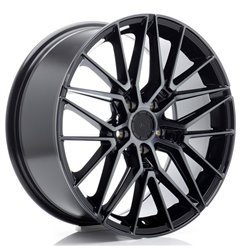 JR Wheels JR38 18x8 ET42 5x112 Black Machined w/Tinted Face