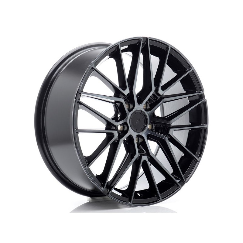 JR Wheels JR38 18x8 ET42 5x112 Black Machined w/Tinted Face
