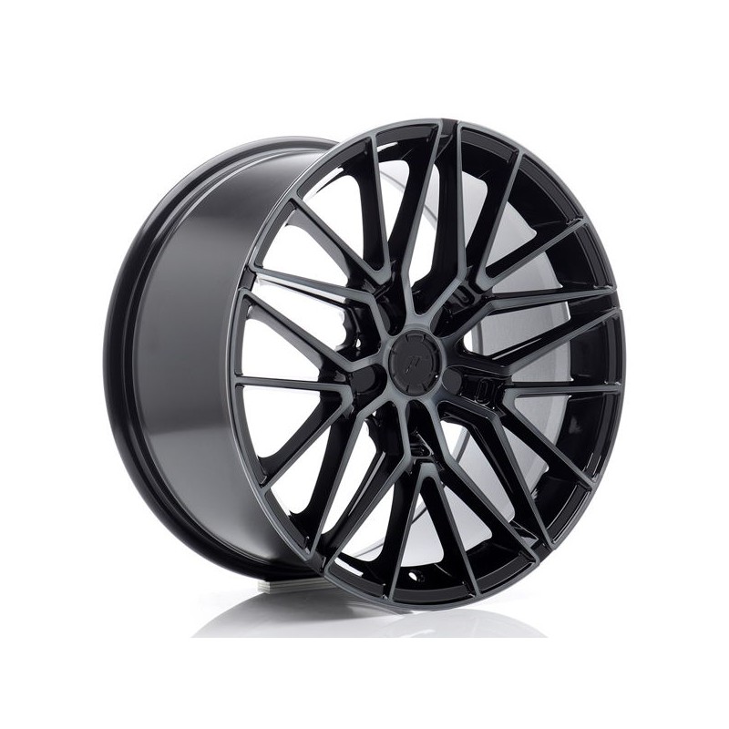 JR Wheels JR38 18x9 ET20-45 5H BLANK Black Machined w/Tinted Face