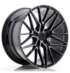 JR Wheels JR38 20x10 ET20-45 5H BLANK Black Brushed w/Tinted Face