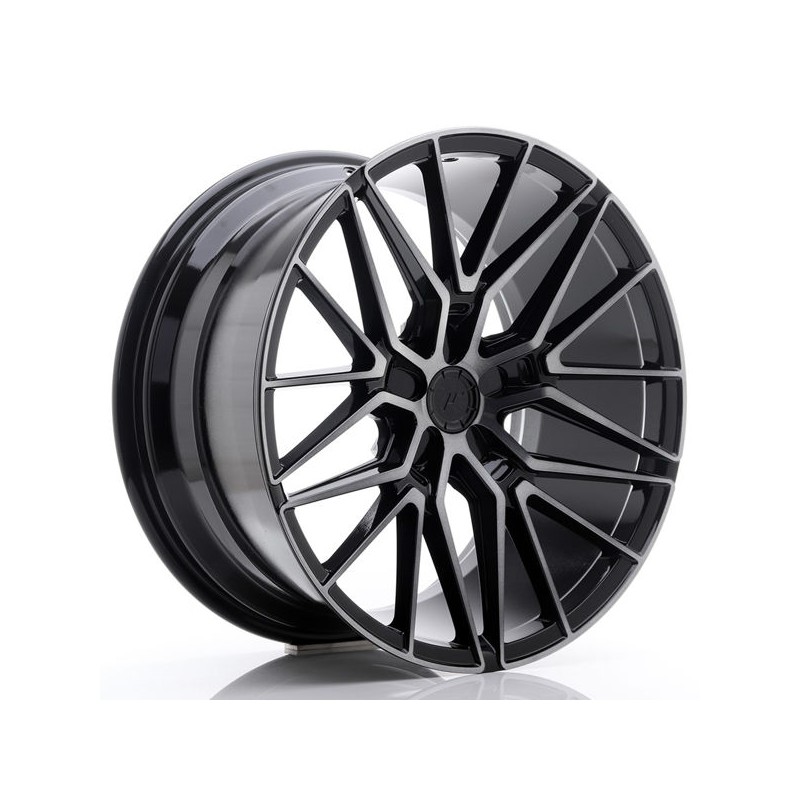 JR Wheels JR38 20x10 ET20-45 5H BLANK Black Brushed w/Tinted Face