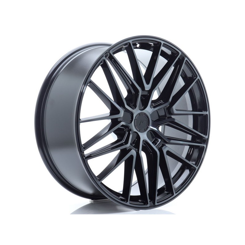 JR Wheels JR38 21x9 ET10-52 5H BLANK Black Brushed w/Tinted Face