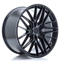 JR Wheels JR38 21x9,5 ET0-35 5H BLANK Black Brushed w/Tinted Face