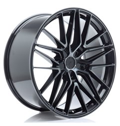 JR Wheels JR38 22x9,5 ET0-35 5H BLANK Black Brushed w/Tinted Face
