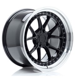 JR Wheels JR39 18x10,5 ET15-22 5H BLANK Glossy Black w/Machined Lip