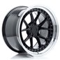 JR Wheels JR39 18x10,5 ET15-22 5H BLANK Glossy Black w/Machined Lip