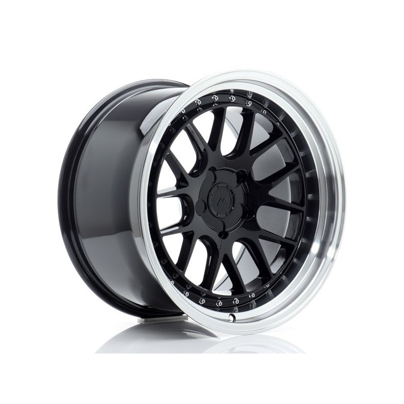 JR Wheels JR40 18x10,5 ET15-22 5H BLANK Gloss Black w/Machined Lip