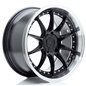 JR Wheels JR41 18x9,5 ET15-35 5H BLANK Glossy Black w/Machined Lip