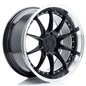 JR Wheels JR41 19x9,5 ET12-22 5H BLANK Glossy Black w/Machined Lip