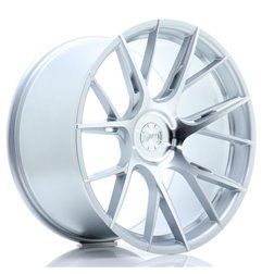 JR Wheels JR42 20x11 ET20-35 5H BLANK Silver Machined Face