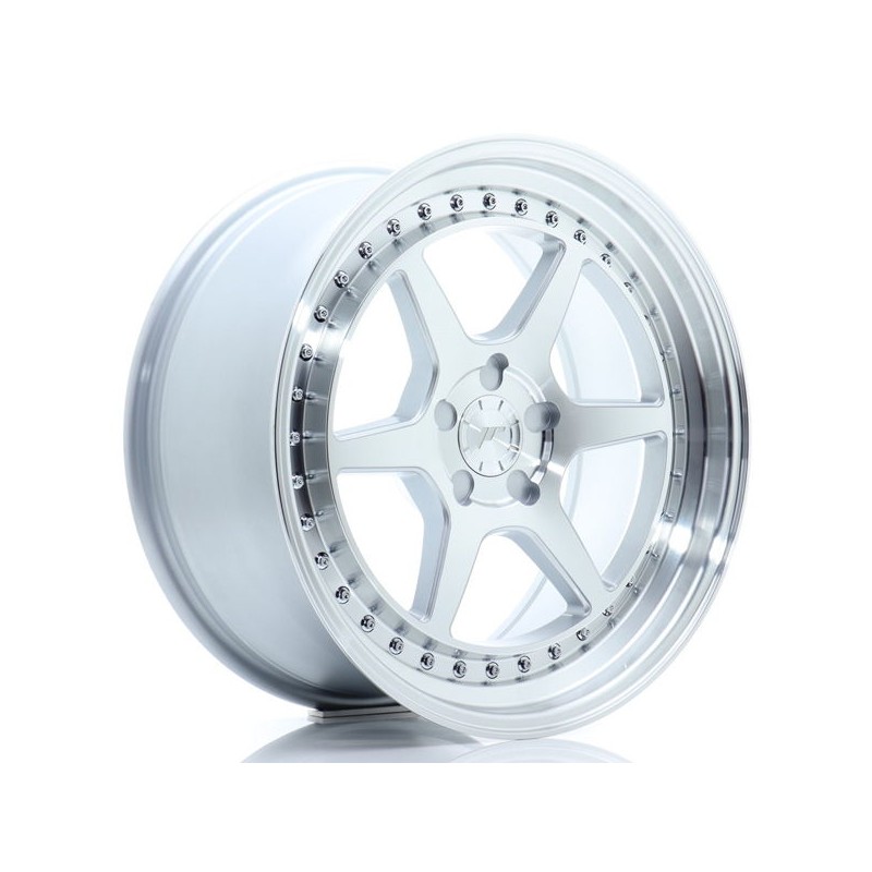 JR Wheels JR43 18x8,5 ET15-35 5H BLANK Silver w/Machined Face