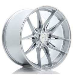 JR Wheels JR44 19x10 ET15-45 5H BLANK Silver w/ Machined Face