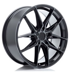 JR Wheels JR44 19x9 ET20-51 5H BLANK Black Machined w/Tinted Face