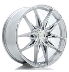 JR Wheels JR44 19x9 ET20-51 5H BLANK Silver w/ Machined Face