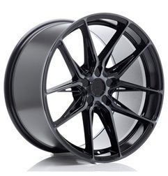 JR Wheels JR44 19x9,5 ET20-40 5H BLANK Black Machined w/Tinted Face