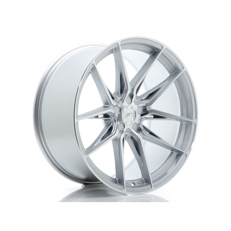 JR Wheels JR44 20x10 ET15-35 5H BLANK Silver w/ Machined Face