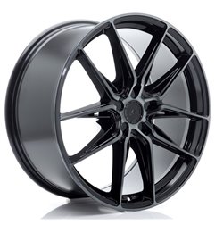 JR Wheels JR44 20x8 ET20-40 5H BLANK Black Machined w/Tinted Face