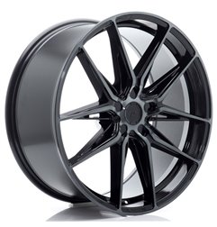 JR Wheels JR44 21x9 ET20-40 5H BLANK Black Machined w/Tinted Face