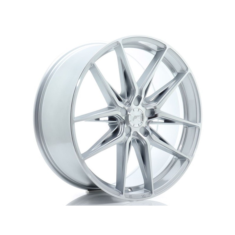 JR Wheels JR44 21x9 ET20-40 5H BLANK Silver w/ Machined Face