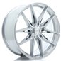 JR Wheels JR44 21x9 ET20-40 5H BLANK Silver w/ Machined Face
