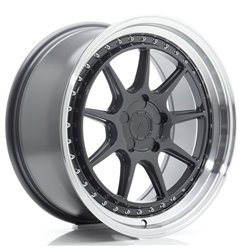 JR Wheels JR47 18x8,5 ET15-35 5H BLANK Hyper Gray w/Machined Lip