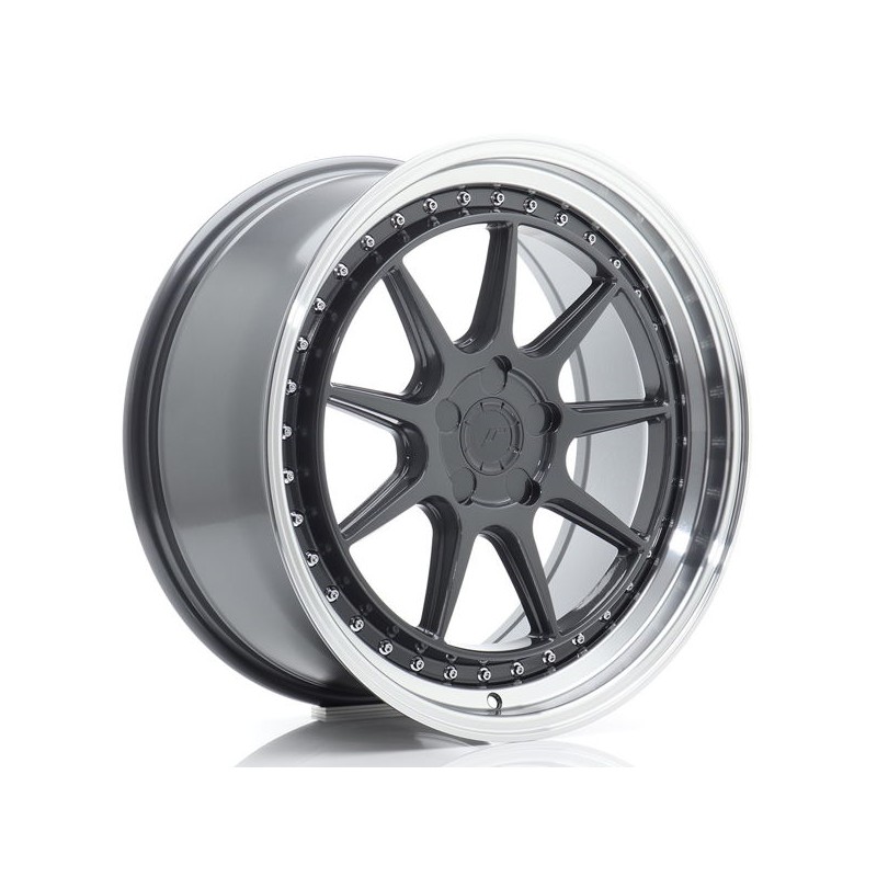 JR Wheels JR47 19x8,5 ET15-35 5H BLANK Hyper Gray w/Machined Lip