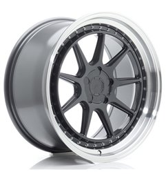 JR Wheels JR47 19x9,5 ET15-35 5H BLANK Hyper Gray w/Machined Lip