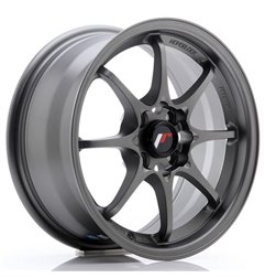 JR Wheels JR5 15x7 ET35 4x100 Matt Gun Metal
