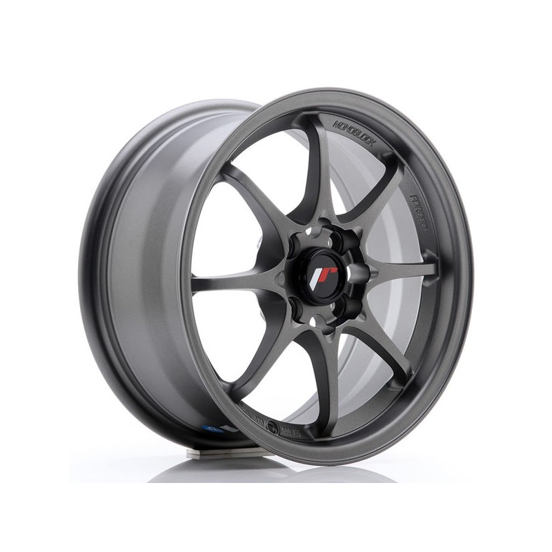 JR Wheels JR5 15x7 ET35 4x100 Matt Gun Metal JR Wheels JR5 15x7 ET35 4x100 Matt Gun Metal