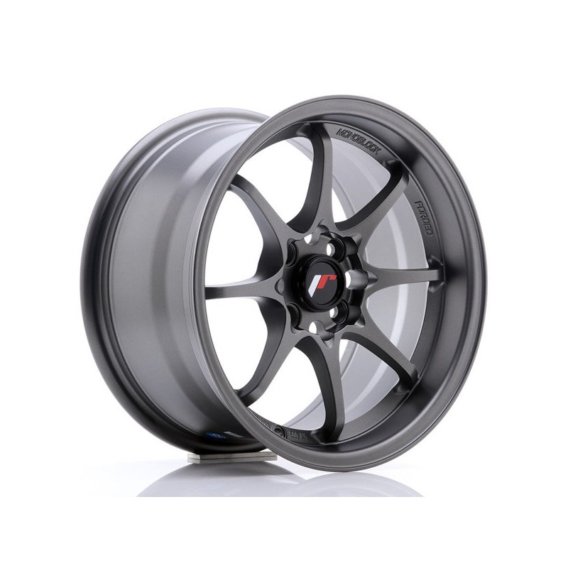 JR Wheels JR5 15x8 ET28 4x100 Matt Gun Metal JR Wheels JR5 15x8 ET28 4x100 Matt Gun Metal