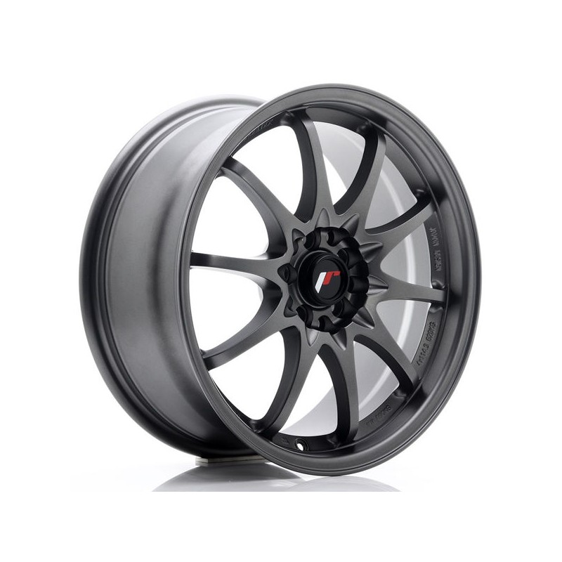 JR Wheels JR5 17x7,5 ET35 5x100/114,3 Matt Gun Metal JR Wheels JR5 17x7,5 ET35 5x100/114,3 Matt Gun Metal