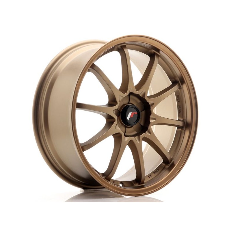 JR Wheels JR5 18x8 ET35 5H BLANK Dark Anodized Bronze