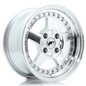 JR Wheels JR6 15x7 ET25 4x108 Silver Machined Face