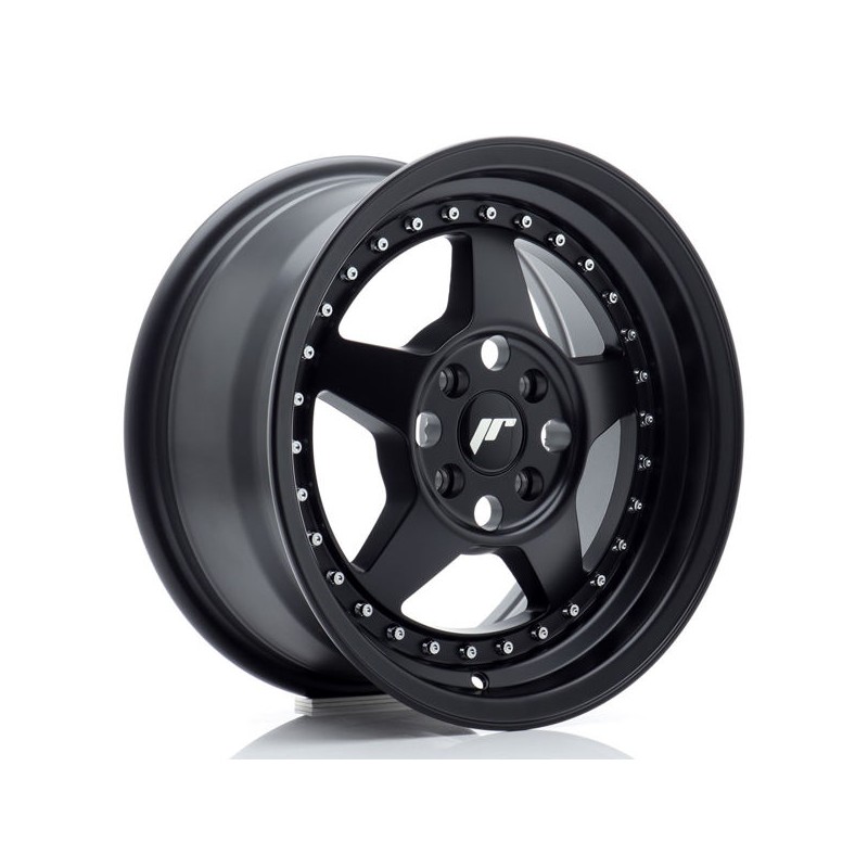JR Wheels JR6 15x7 ET35 4x100 Matt Black