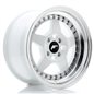 JR Wheels JR6 15x8 ET25 4x100 White w/Machined Lip JR Wheels JR6 15x8 ET25 4x100 White w/Machined Lip