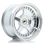 JR Wheels JR6 15x8 ET25 BLANK Silver Machined Face