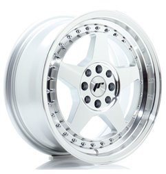 JR Wheels JR6 16x7 ET25 4x100/108 Silver Machined Face