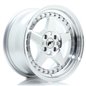 JR Wheels JR6 16x8 ET30 4x100 Silver Machined Face