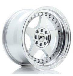 JR Wheels JR6 16x9 ET20 4x100/108 Silver Machined Face